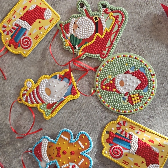 Diamond Dots Ornaments/ Gift Tags - Picture 15 of 15